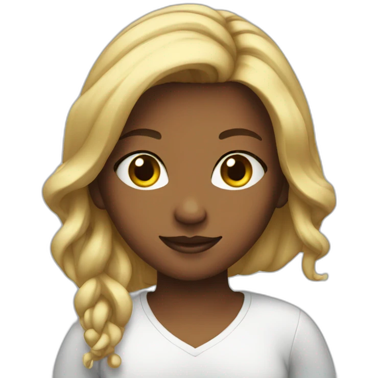 Girl at jeacy emoji