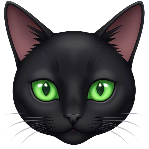Black cat  emoji