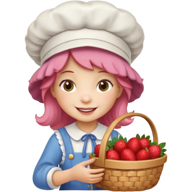 Strawberry shortcake character  emoji