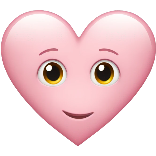 light pink heart emoji