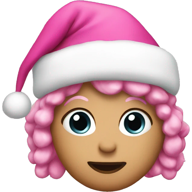 pink christmas  emoji