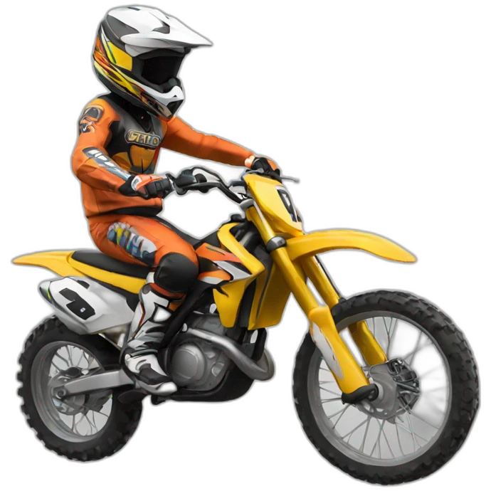 Motocross emoji
