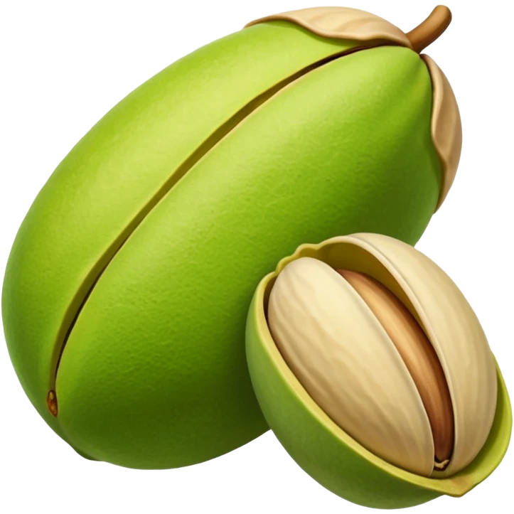 pistachio with shall emoji
