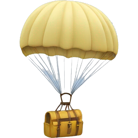 Parachuting  emoji