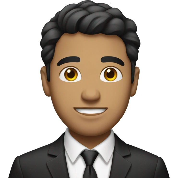 Hispanic Man in His 20s wearing a suit and tie] emoji