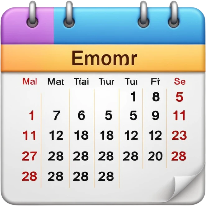calender emoji