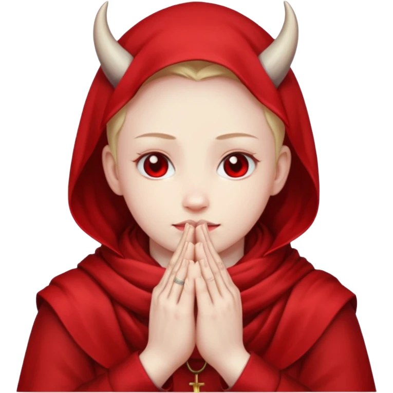 😈+🙏+🧣 emoji