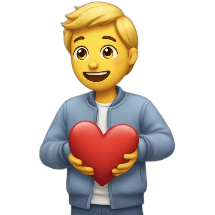M’en doing a heart emoji