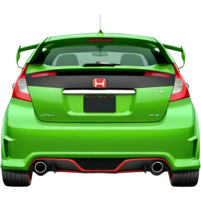 2004 Green Honda civic type r  emoji