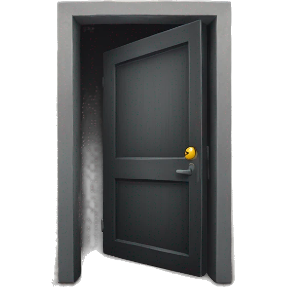 Ominous door emoji