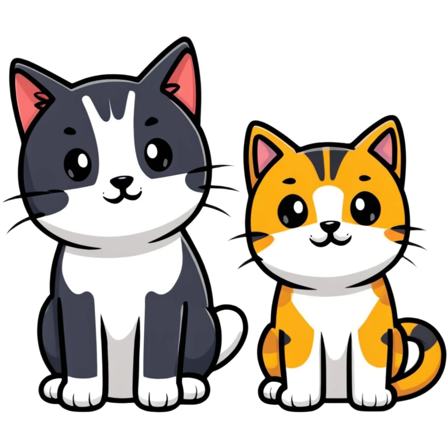 Cat dog emoji