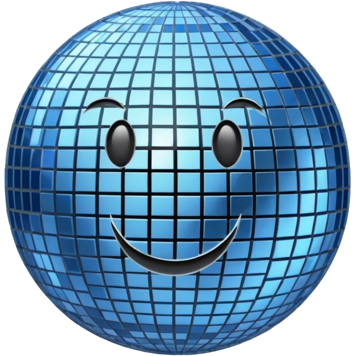 disco ball moon emoji