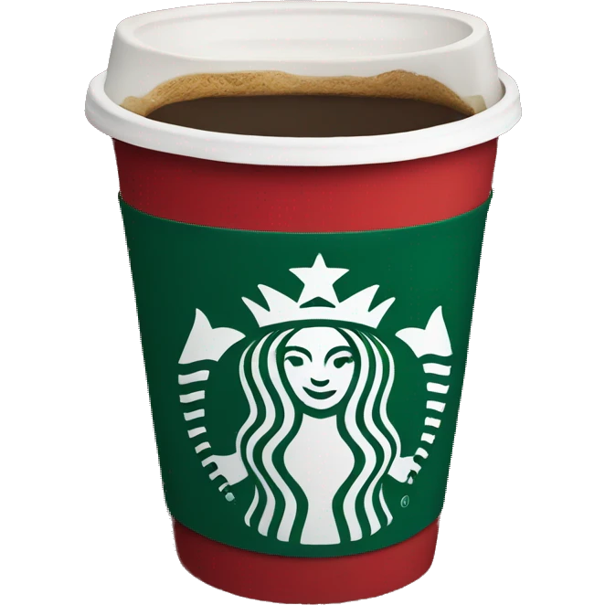 Starbucks red cup emoji
