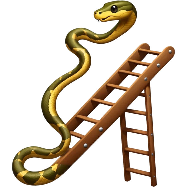 snake on a ladder emoji