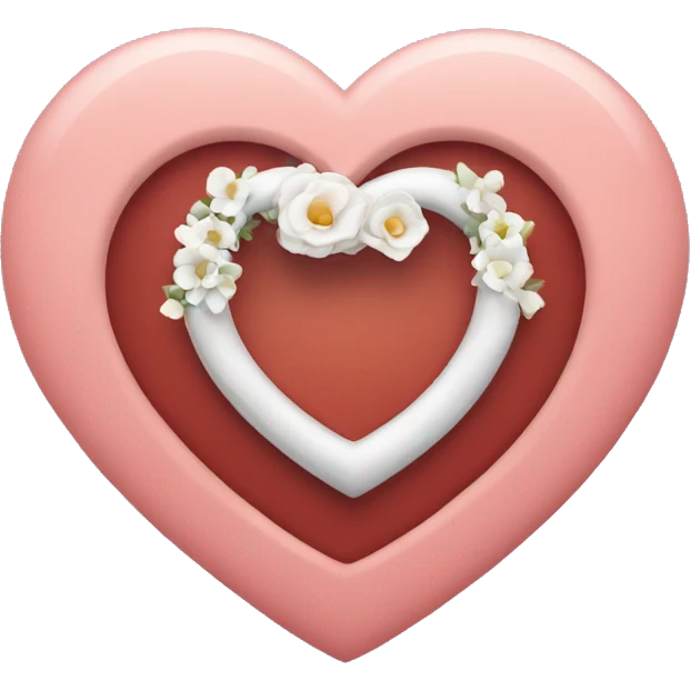 Heart with a wedding ring around it  emoji