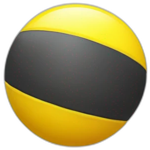 yellow ball that shines emoji