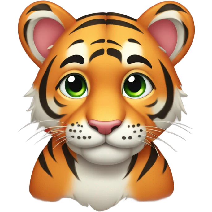 Cute tiger emoji