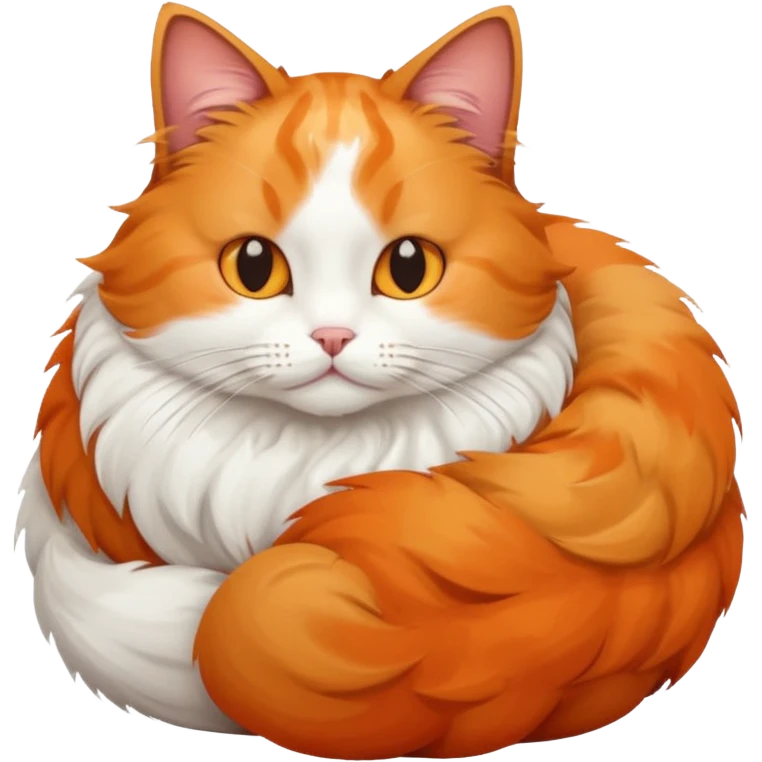 Sighing cat emoji