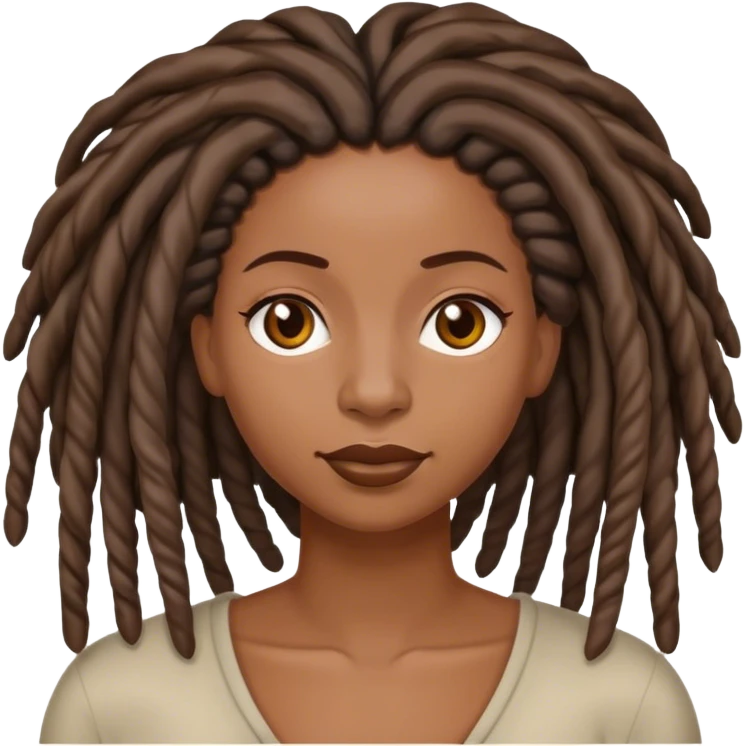 Black woman with locs yes emoji