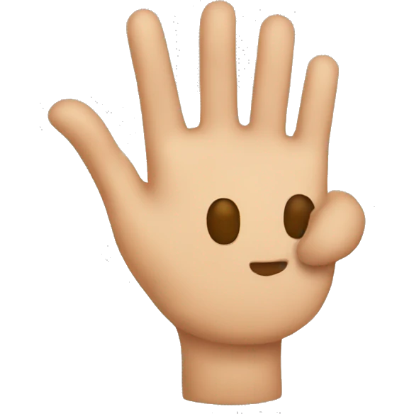 finger and tumb emoji