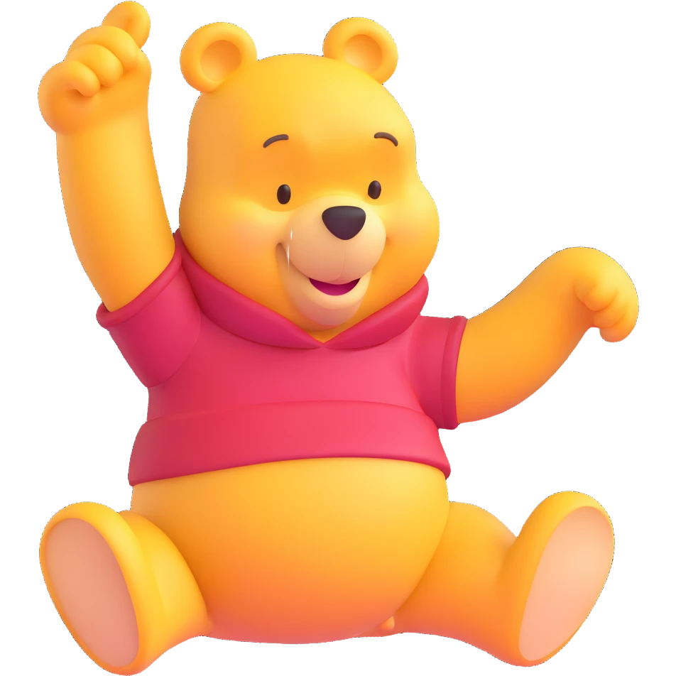 Winnie the Pooh character emoji
