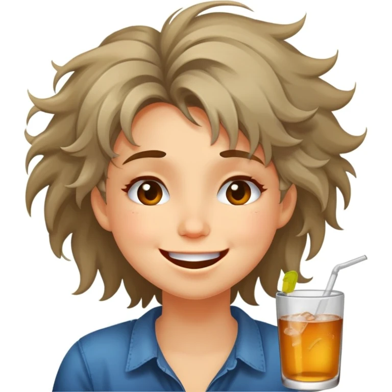 Drunk girl  emoji