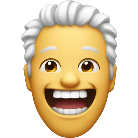 Laugh with teeth  emoji