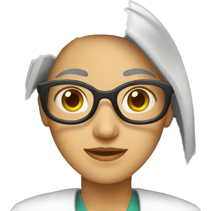 profesora enseñando emoji