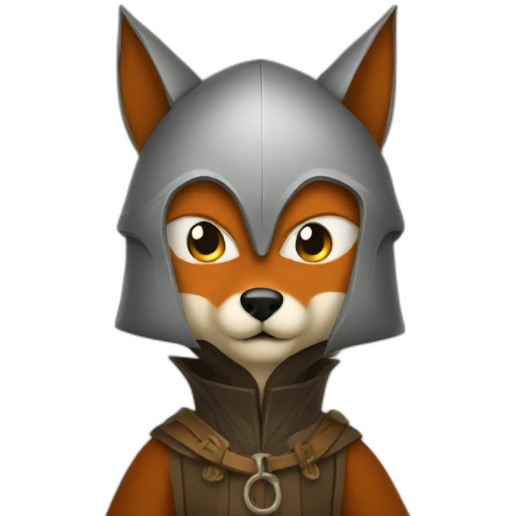 Medieval villain fox emoji