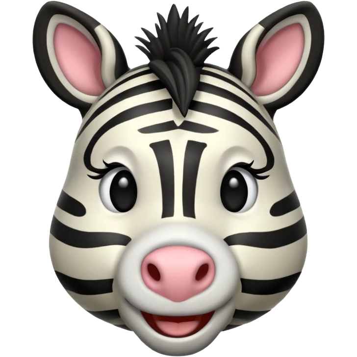 zebra is skipping emoji