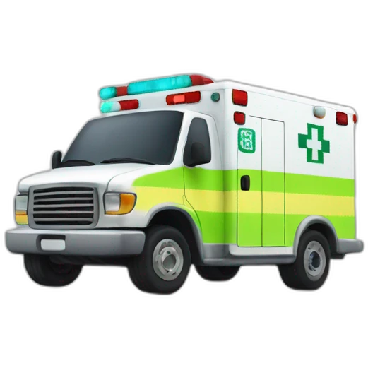 ambulance dancing emoji