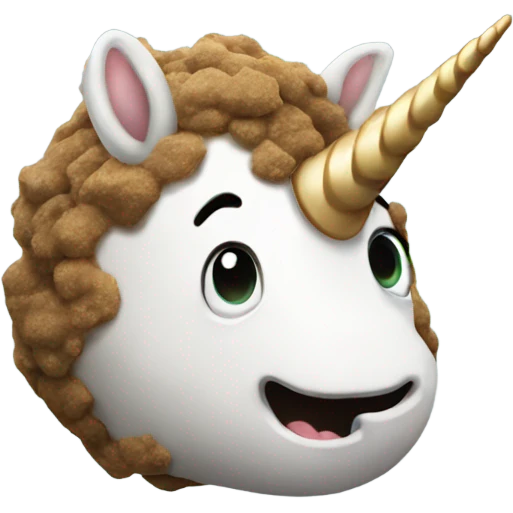 Unicorn dung emoji