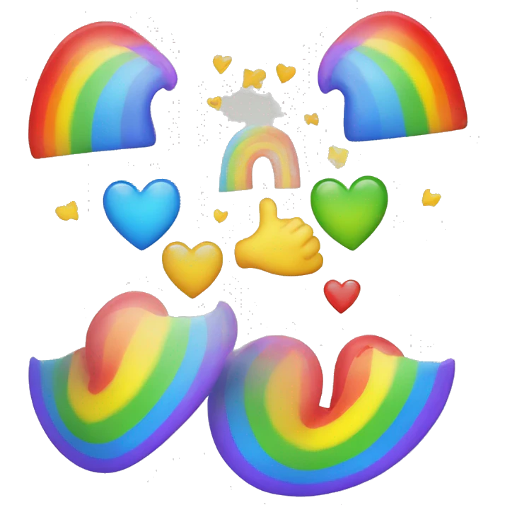 regenbogen herz emoji