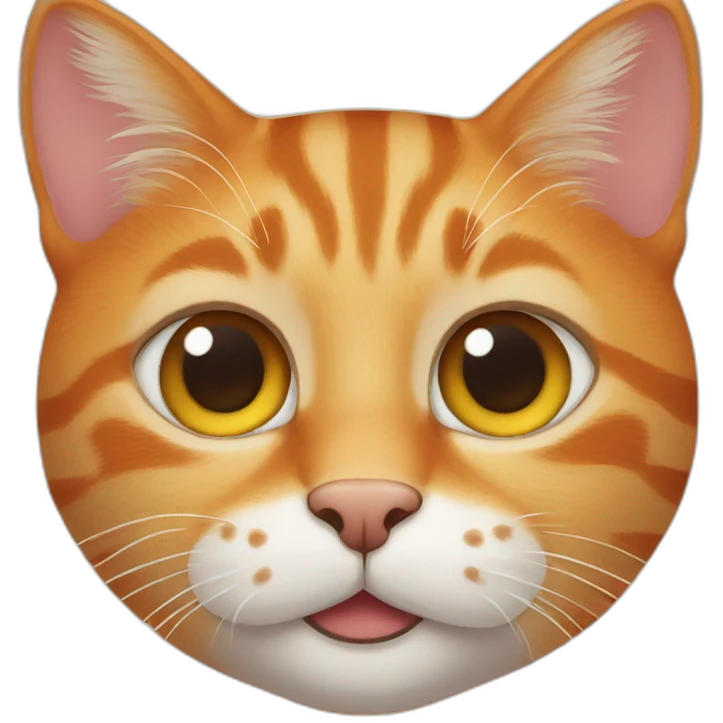 orange tabby cat face emoji