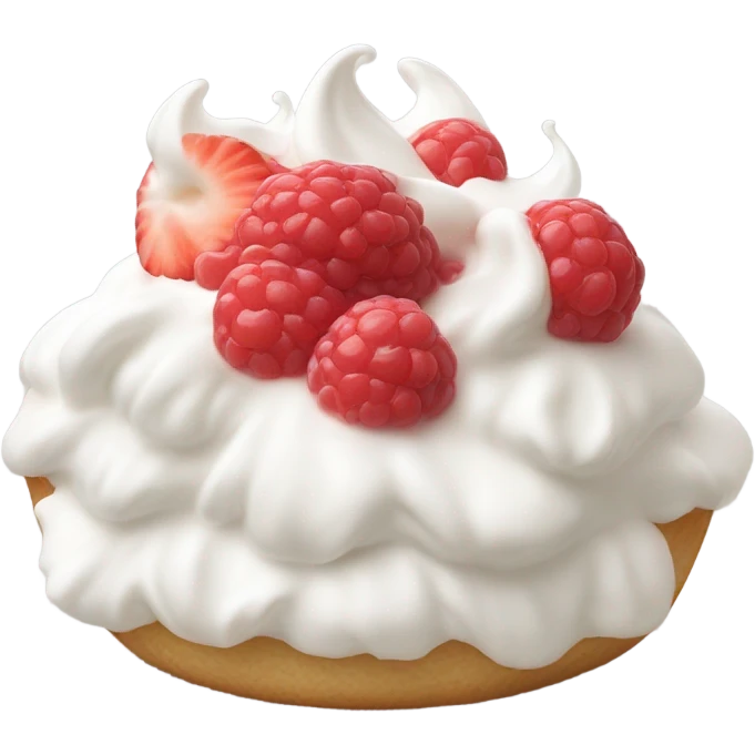 chantilly cream  emoji