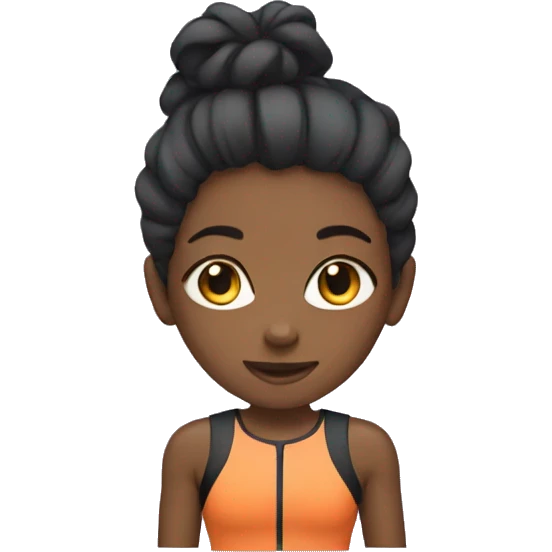 Girl wearing gym suit  emoji