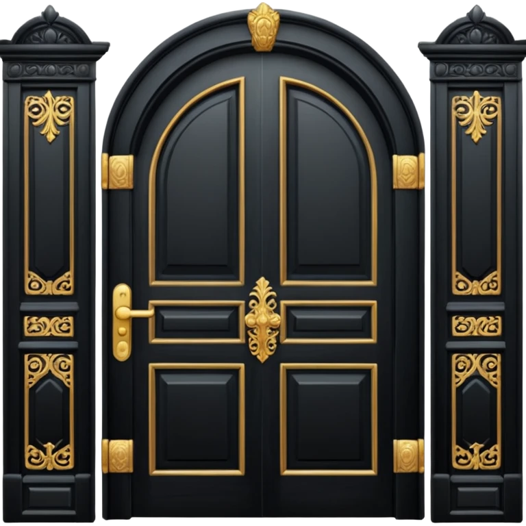 Black Door  emoji