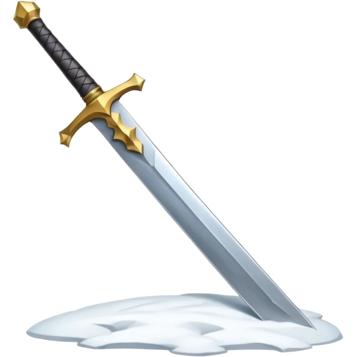 sharp sword in snow hill emoji
