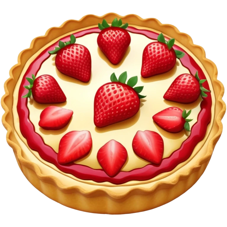 tarte au fraise emoji