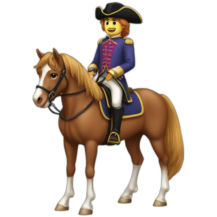 Cavalier sur poney emoji