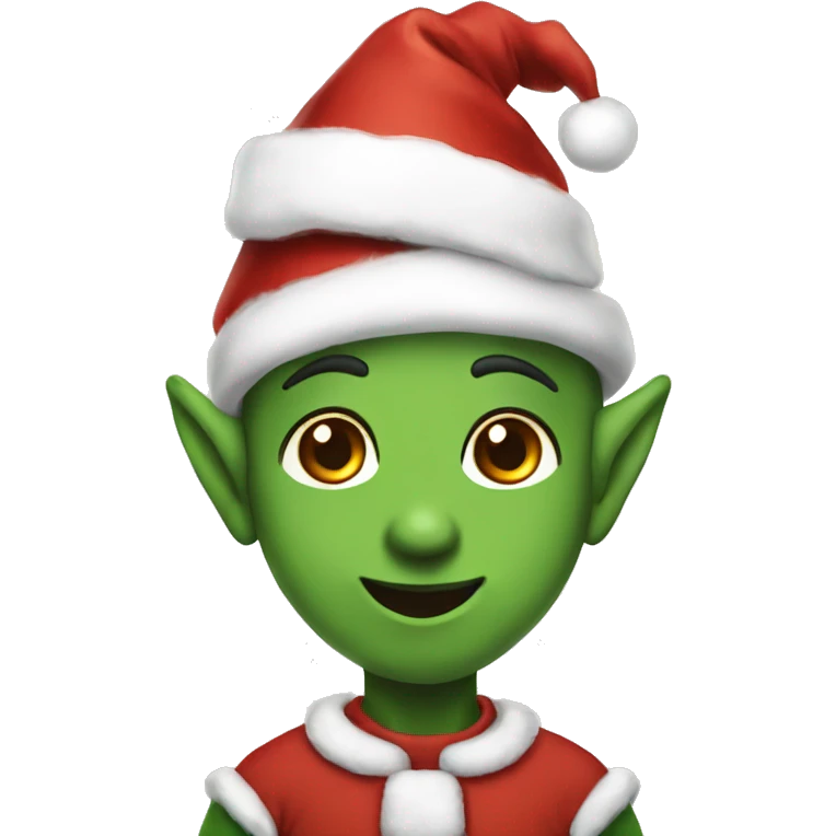 christmas elf cute no human emoji