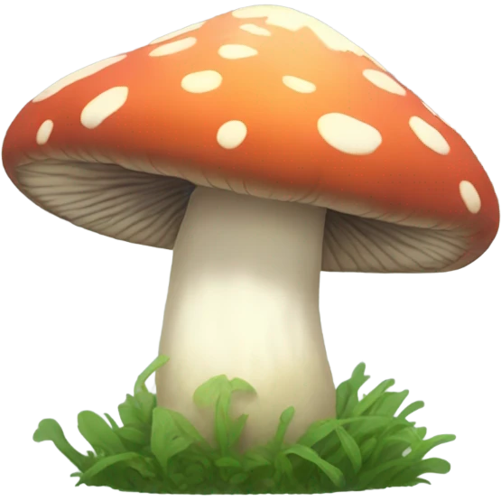 mushroom studio ghibli style  emoji