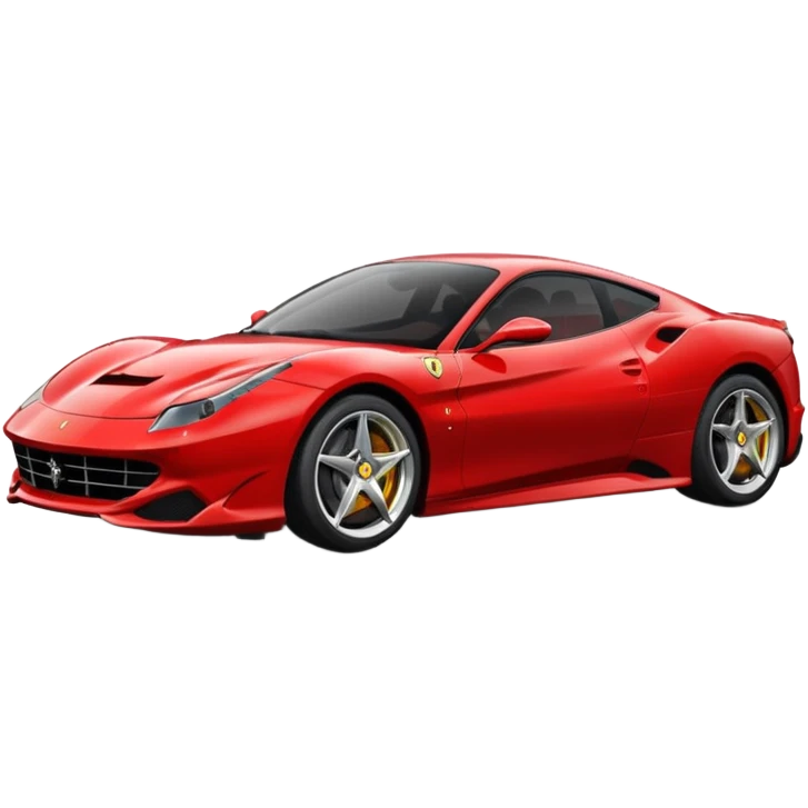 Cool red Ferrari car emoji