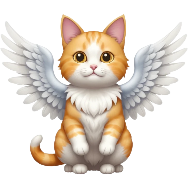 Flying cat emoji