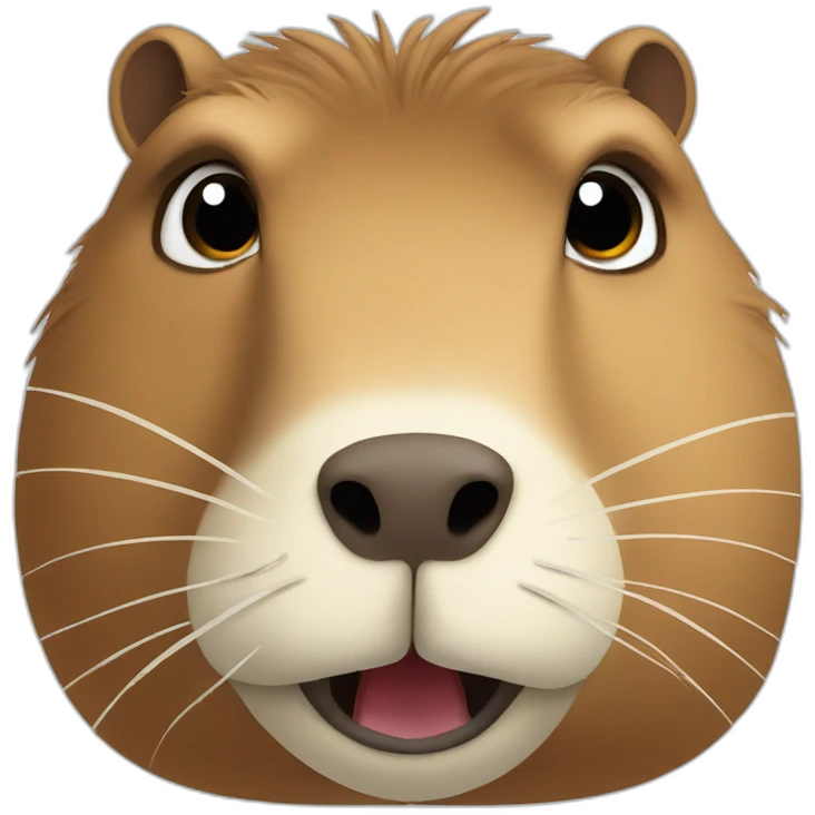 capybara face with anger emoji