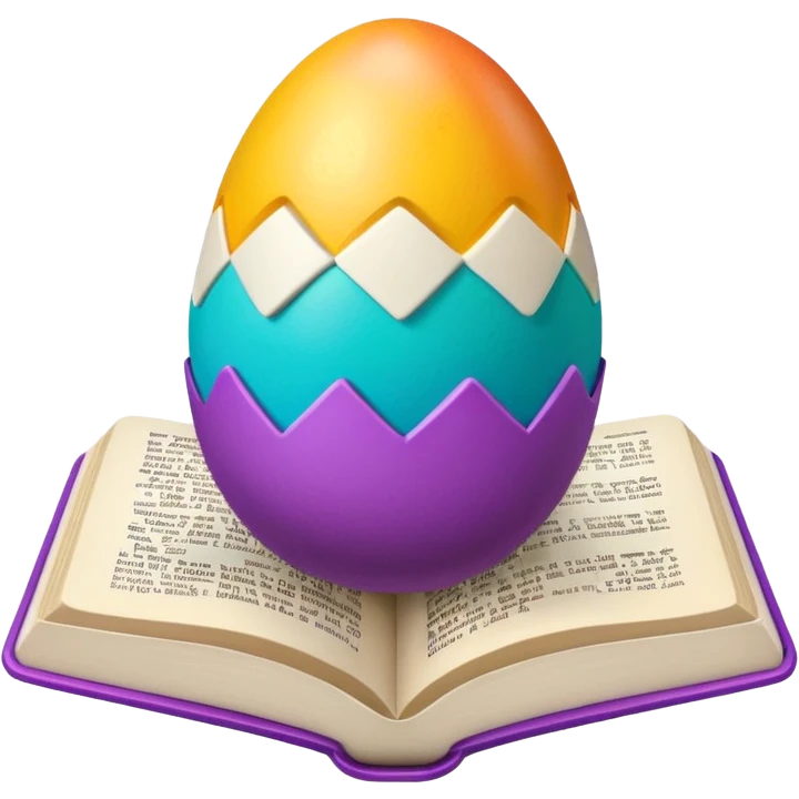 Easter themed singular Bible emoji