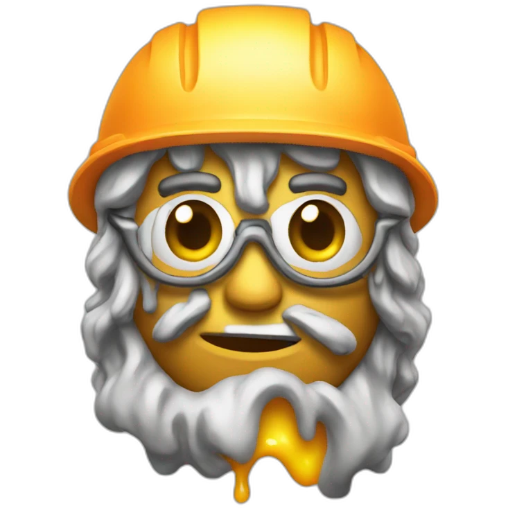 Melted developer emoji