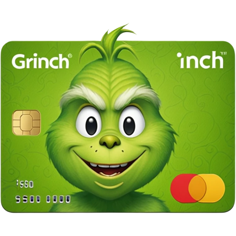 Grinch Credit Card emoji