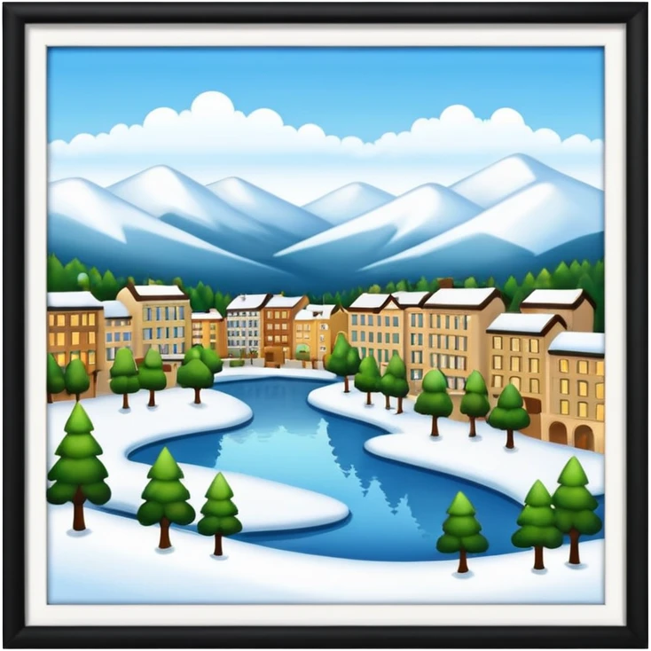 winterpark in city emoji