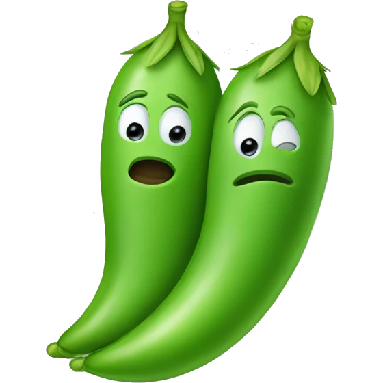 2 peas in a pod  emoji